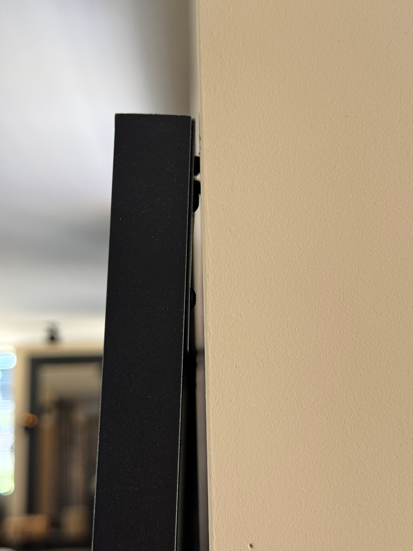 XL Pas Spiegel Infinity, Zwart Rechthoekig 180x100