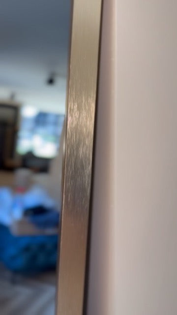 XL Passpiegel Infinity, Geborsteld Rosé Goud Rechthoekig 180x100