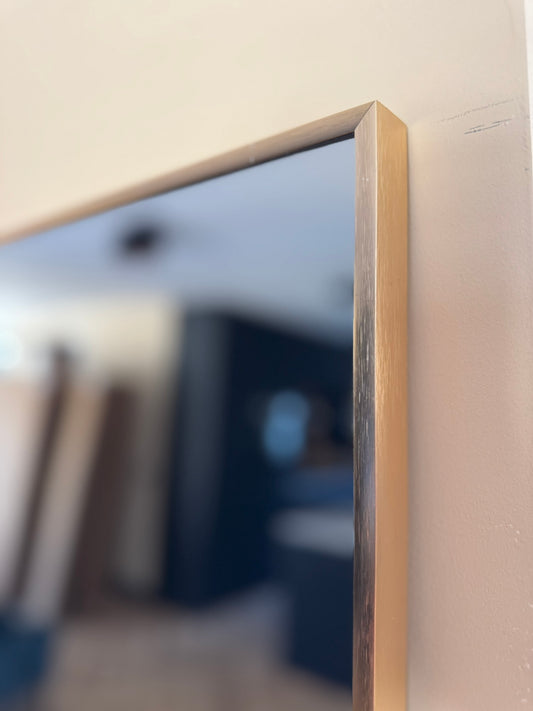 XL Passpiegel Infinity, Geborsteld Rosé Goud Rechthoekig 180x100