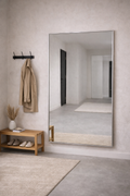 XL Passpiegel Infinity, Geborsteld Chroom Rechthoekig  180x100