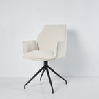 Eetkamerstoel Bella. Crème wit