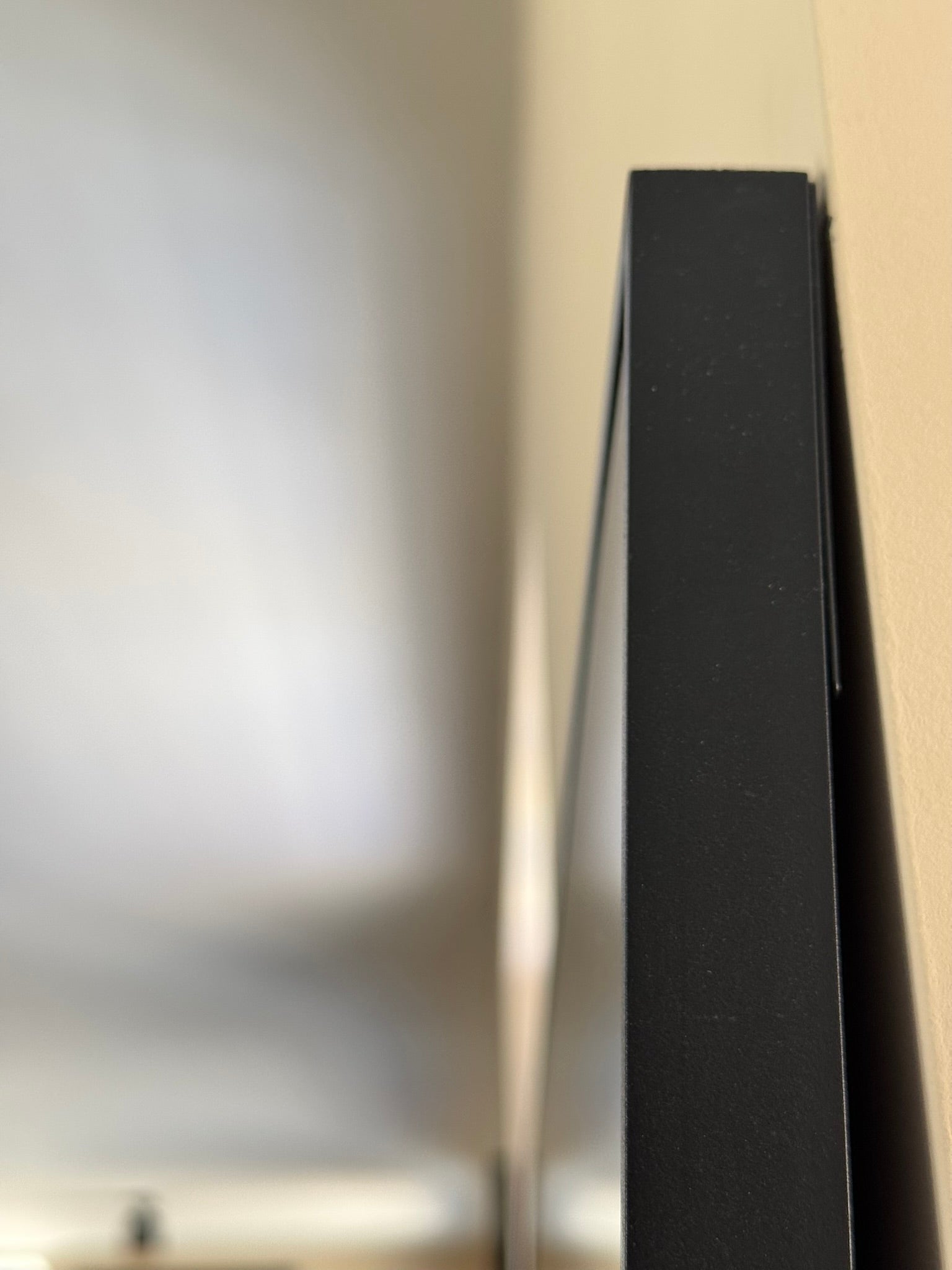 XL Passpiegel Infinity, Zwart Rechthoekig  180x100