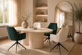 Complete Eethoek Deal | 4 Bella Eetkamerstoelen + XL Passpiegel