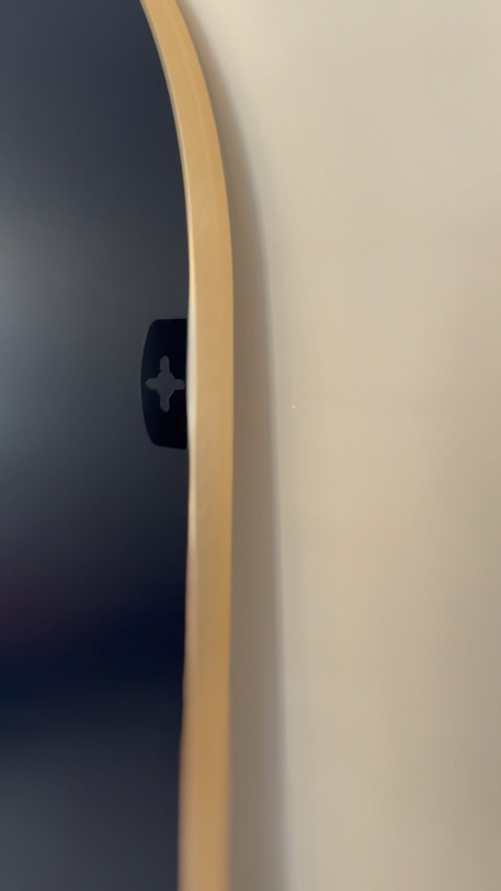 XL Passpiegel Royale, Geborsteld Rosé Goud met ronding 180x70