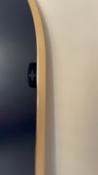 XL Passpiegel Royale, Geborsteld Rosé Goud met ronding 180x70
