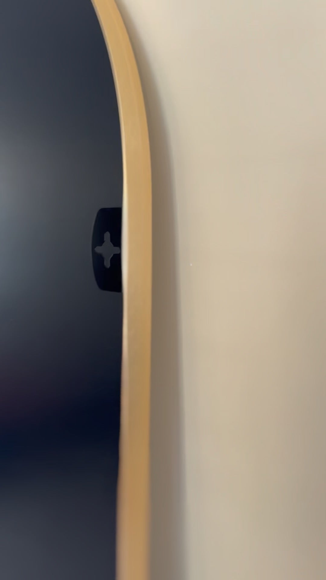 XL Passpiegel Royale, Geborsteld Rosé Goud met ronding 180x70