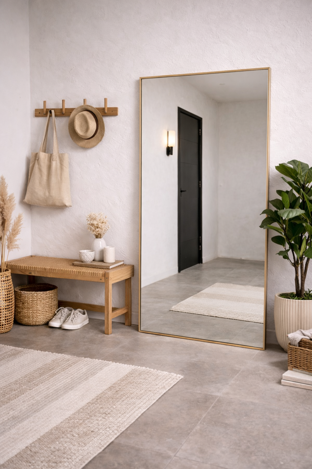 XL Passpiegel Infinity, Geborsteld Rosé Goud Rechthoekig  180x100