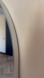 XL Passpiegel Royale, Geborsteld Chroom met ronding 180x70