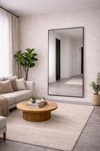 XL Passpiegel Infinity, Zwart Rechthoekig  180x100